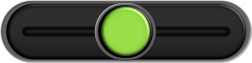 Small Plastic Green Round Slider